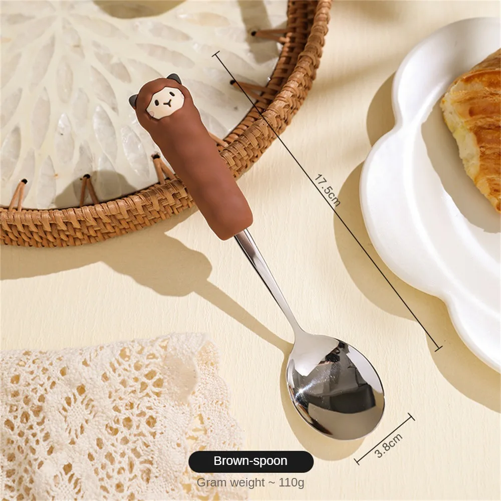 1/2PCS Creative Fork And Spoon Great With Desserts And Fruits Versatile Tableware For Every Occasion Dessert Spoon Fashionable