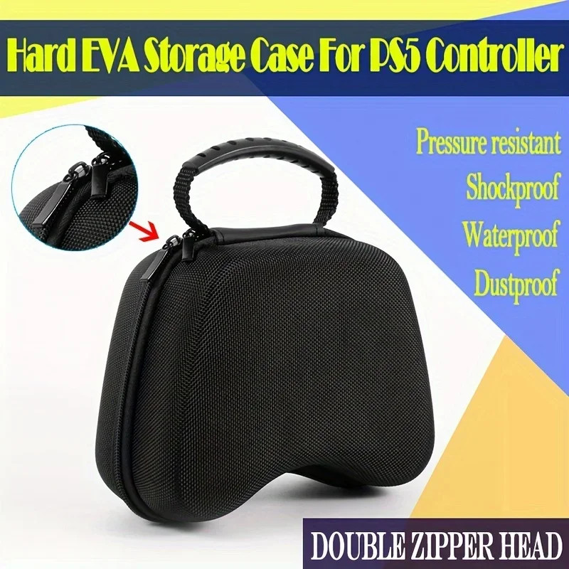 Universal EVA Hard Shell Storage Bag for Xbox/PS5 Controllers-Protective Case for Game Controllers