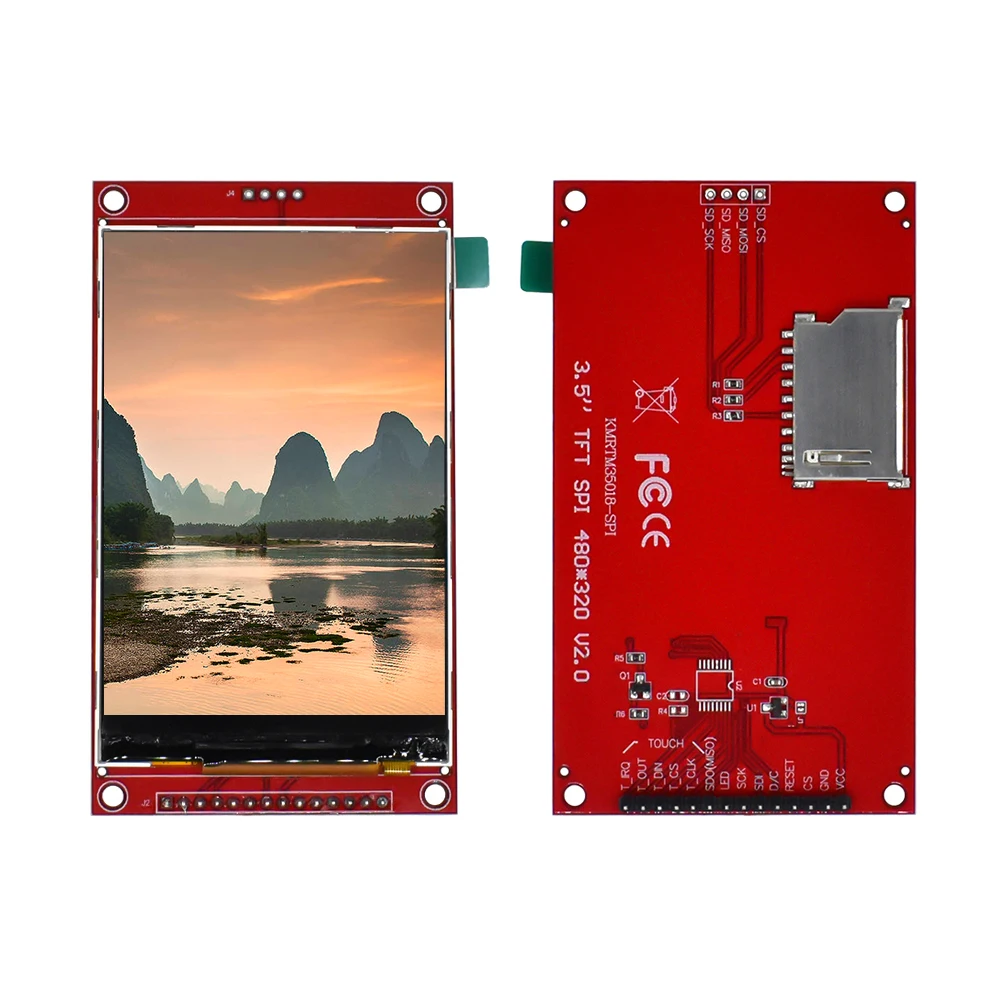 รูปสินค้า โมดูลจอสัมผัส TFT 3.5 นิ้ว ความละเอียด 320x480 สำหรับโปรเจกต์ DIY
