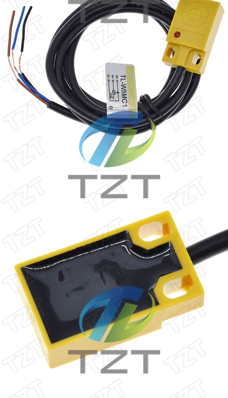 TZT 1/3PCS TL-W5MC1 5mm 3-Draht Induktiver Näherungssensor Erkennungsschalter NPN DC 6-36V für Arduino – Detail 5