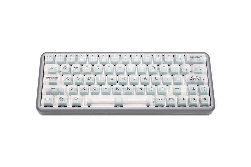 ABS transparente grosso para teclado, gh60 Poker