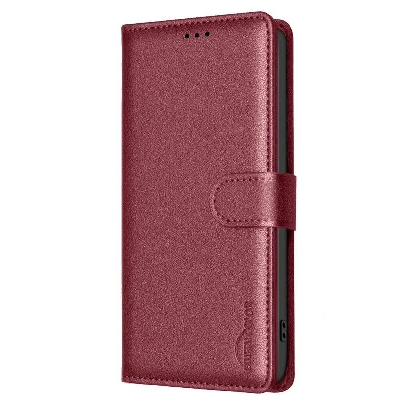 Leather Wallet Flip Case - Elegant Protective Cover