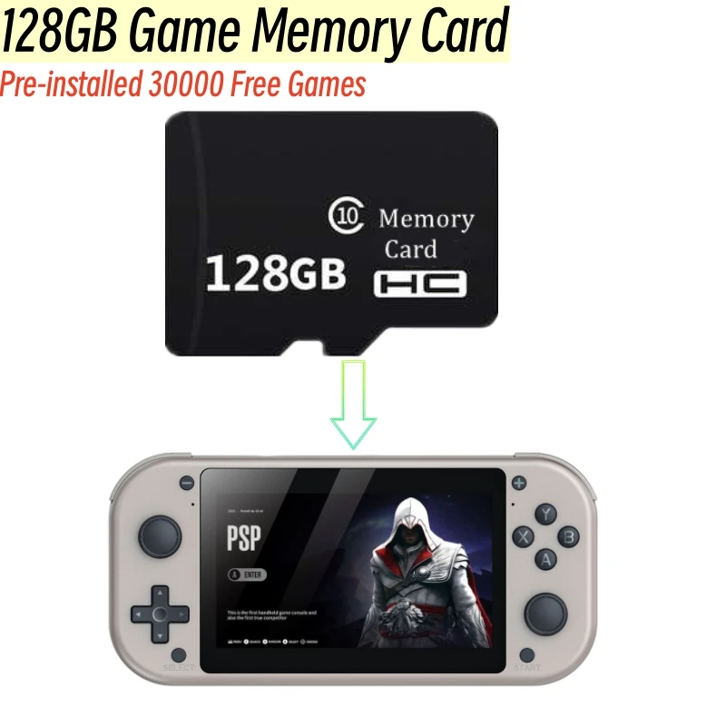 Cartão de Memória tf para M17 64gb 128gb Consola de Jogos Portátil Jogos Reparação Substituição 30000 - Image 5