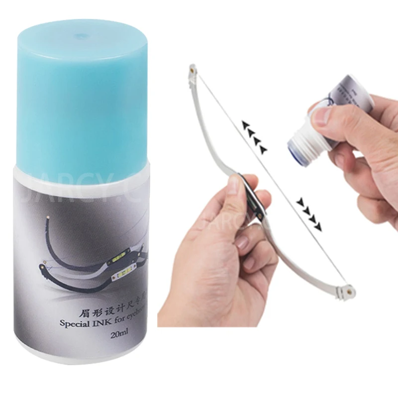 PMU Pigment Pre Ink for Eyebrow Ruler Microblading Positioning Measuring Tool for Eyebrow Marking Line Tattoo Accessories Supply