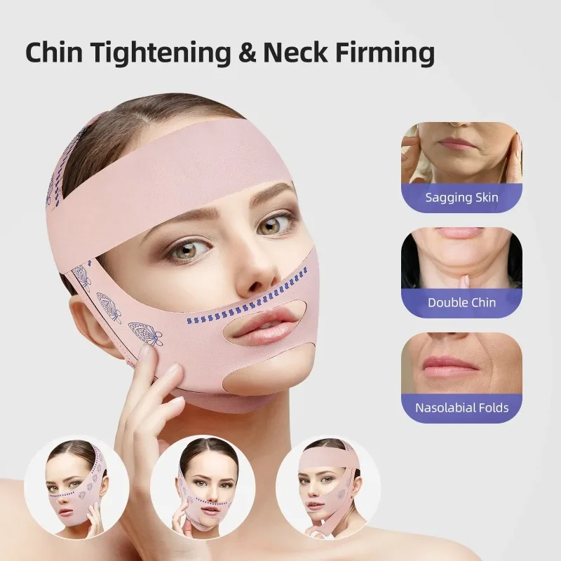 Face Slimming Bandage Women Face Lifting V Line Shaper Chin Cheek Lift Up Belt Anti Wrinkle Strap Facial Beauty Skin Care Tools