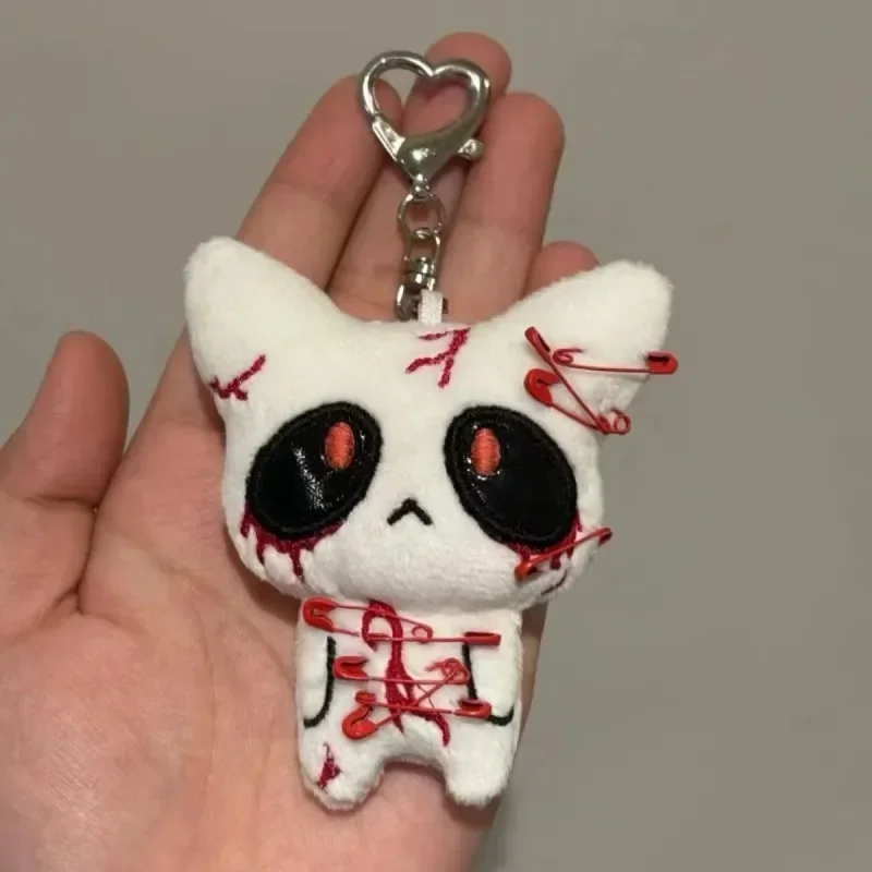 Halloween Plush Keychain Monster Doll Bag Charm Accessories for Backpack Cosplay Party Decor