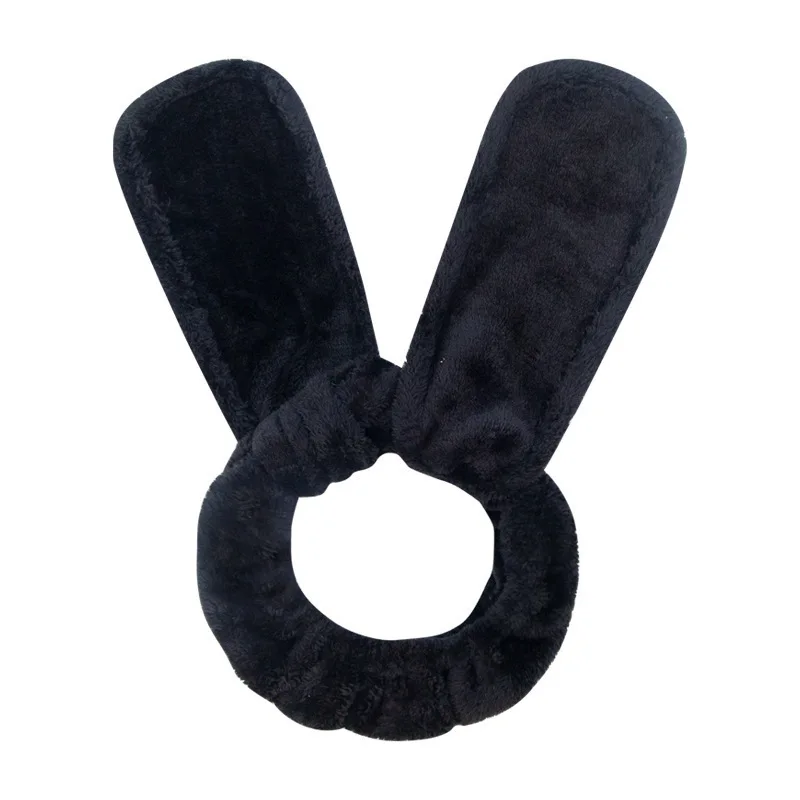 토끼 귀 모양의 수면용 곱슬머리 밴드 플란넬 미니멀리스트 고급 무열 롱 숏 헤어 헤어 손상 없이 컬링 도구