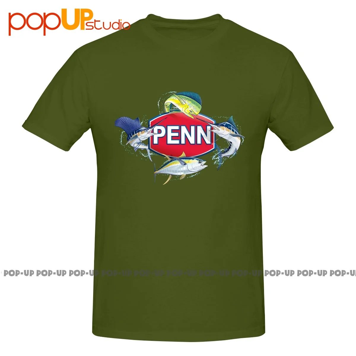 Penn Fishing Tools Line Reels Rods Shirt T-shirt Tee New Casual