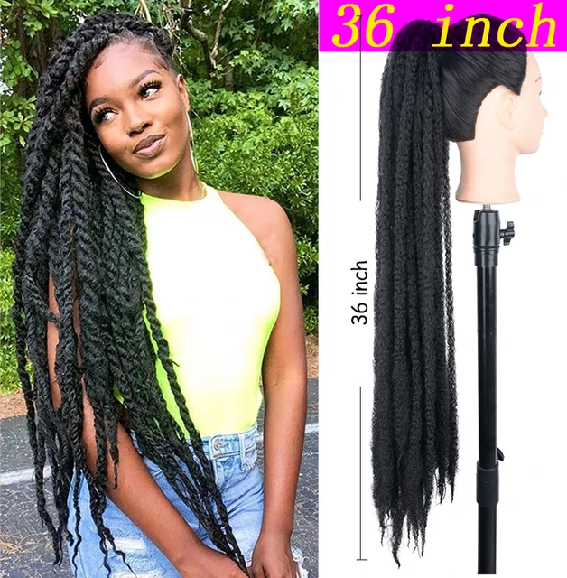 Afro Kinky Long Hair Braid, Super Long Marley Hair