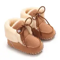 Baby shoes with winter velvet casual anti slip soft sole baby cotton shoes Boy's and Girl's baby casual walking shoes 6