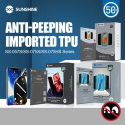 SUNSHINE SS-075S SS-075HS SS-057S HD Privacy TPU Hydrogel Film Mobile Phone Screen Protector Matte for SS890C Series,870C,Y22