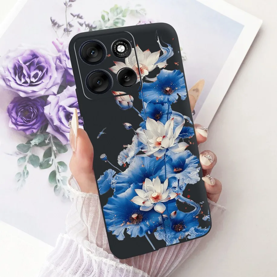 Stylish Bowknot Flower Soft Silicone Phone Case