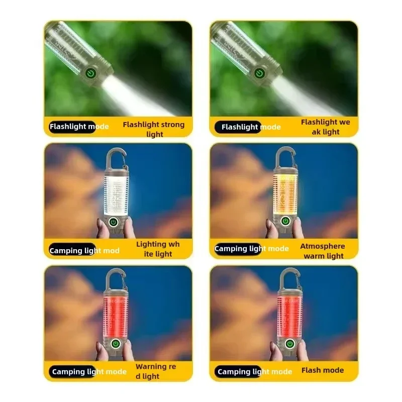Multi Functional Outdoor LED Camping Lights Rechargeable Flashlights Portable Night Lights Waterproof Travel Tent Light camping light portable flashlight camping lamp camping lantern portable torch