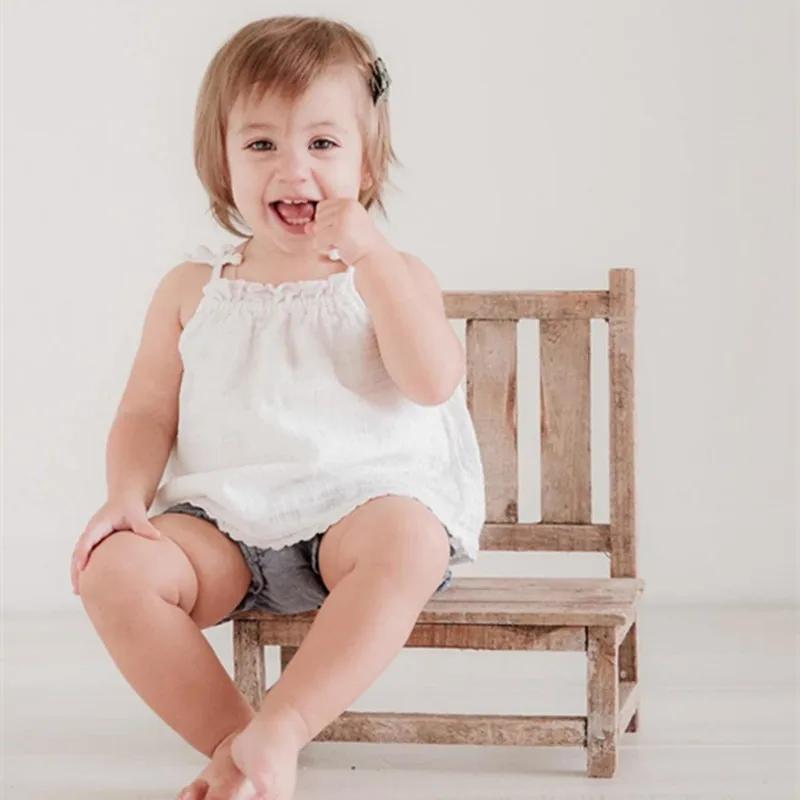 어린이 나무 의자 촬영 소품,  사진 소품,  의자 소파, 스튜디오용 나무 포즈 ..