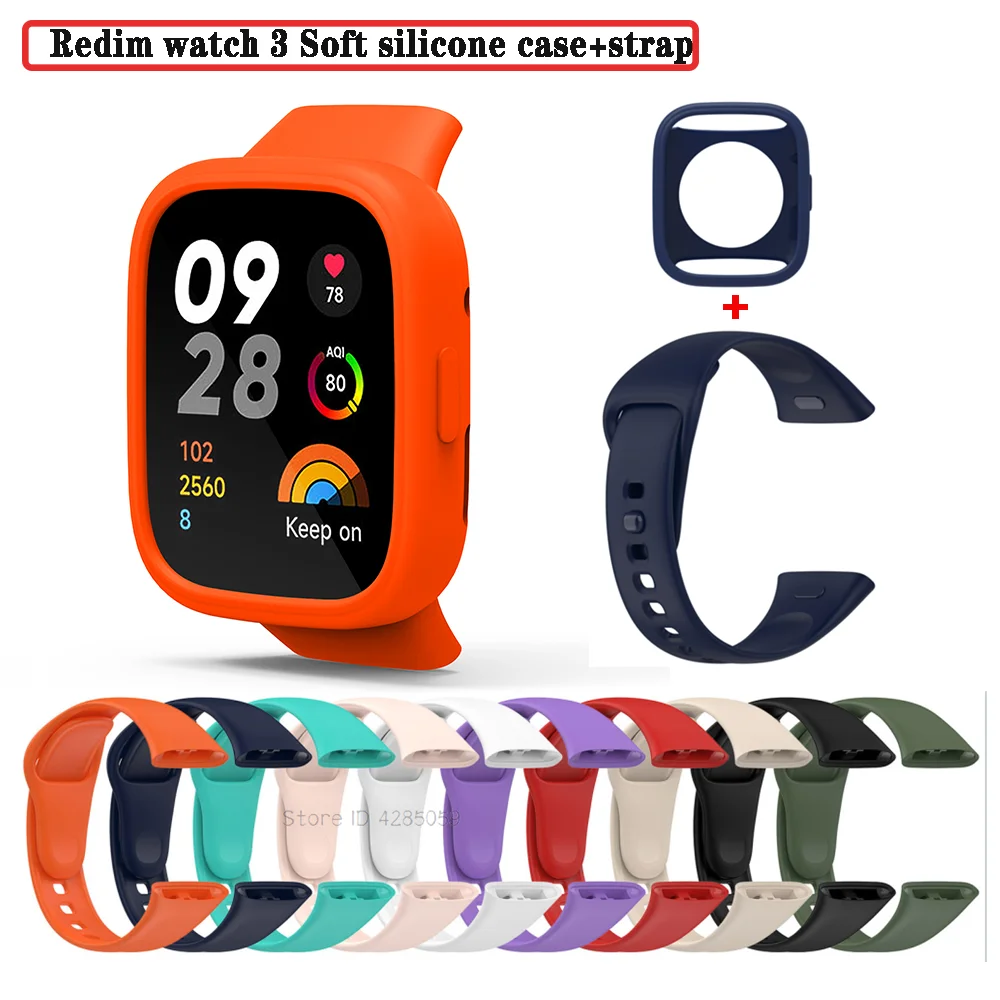 Silicone Protective Strap Cover for Smartwatch Wristband Bracelet