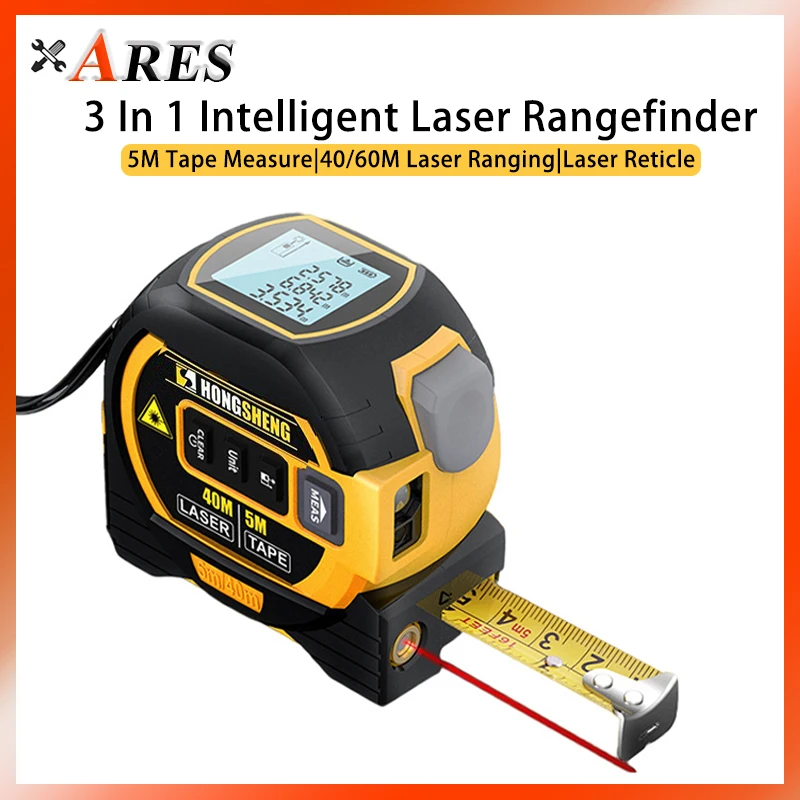 Лазерная Рулетка Electronic Tape Measure Laser Rangefinder