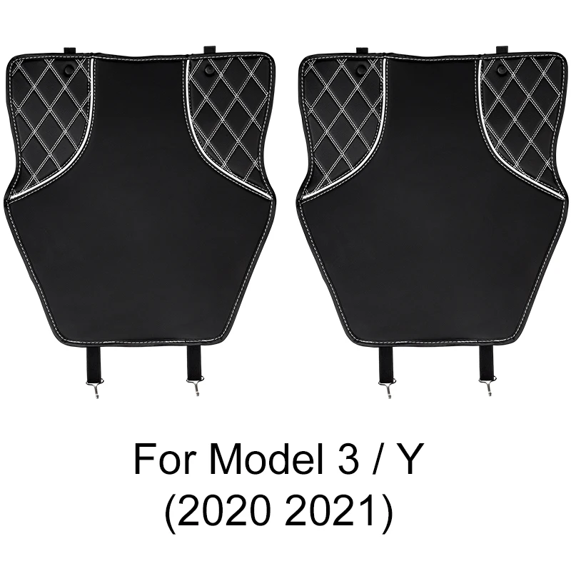 테슬라 모델 3 Y 2020 및 2021년형 신형 업그레이드 스타일 공장 도매가 출고가 자동차 시트 뒷좌석 안티 킥 매트