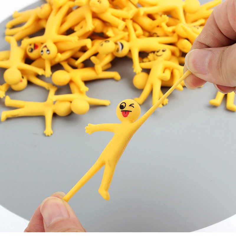 

Yellow Lilliputian Decompression Toys Mini Pulling Pinching Music Children Abstract Interesting Decorate