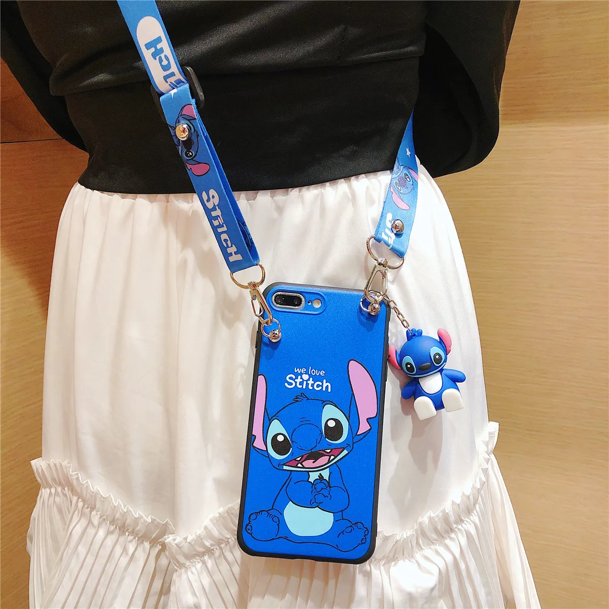 Phone case For iPhone 6 6s 7 8 X Xs Max XR 11 12 13 14 15 16 Pro Max SE Stitch Phone Case With Holder Rope