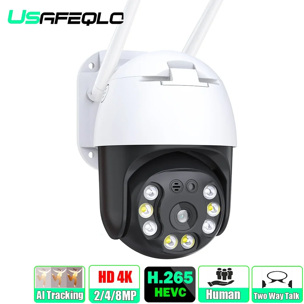 Wifi Sim Card Ip Camera 4K 4Mp Ptz Camera Auto Tracking Telecamera Di Sicurezza 8Mp 4Mp Sorveglianza Cctv Esterna Icsee