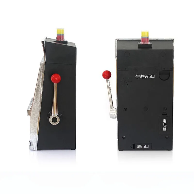 Qiaolin Creative Las Vegas Game Machine Shape Money Box For Kids Coin Deposit Machine Piggy Bank Coin storage Desktop Decoration