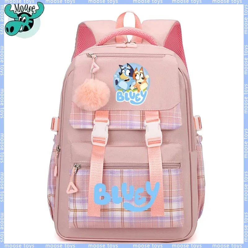 

Bluey And His Friends Schoolbags For Boys And Girls Bingo Teenagers And Children's Backpacks Large-capacity Cartoon Schoolbags