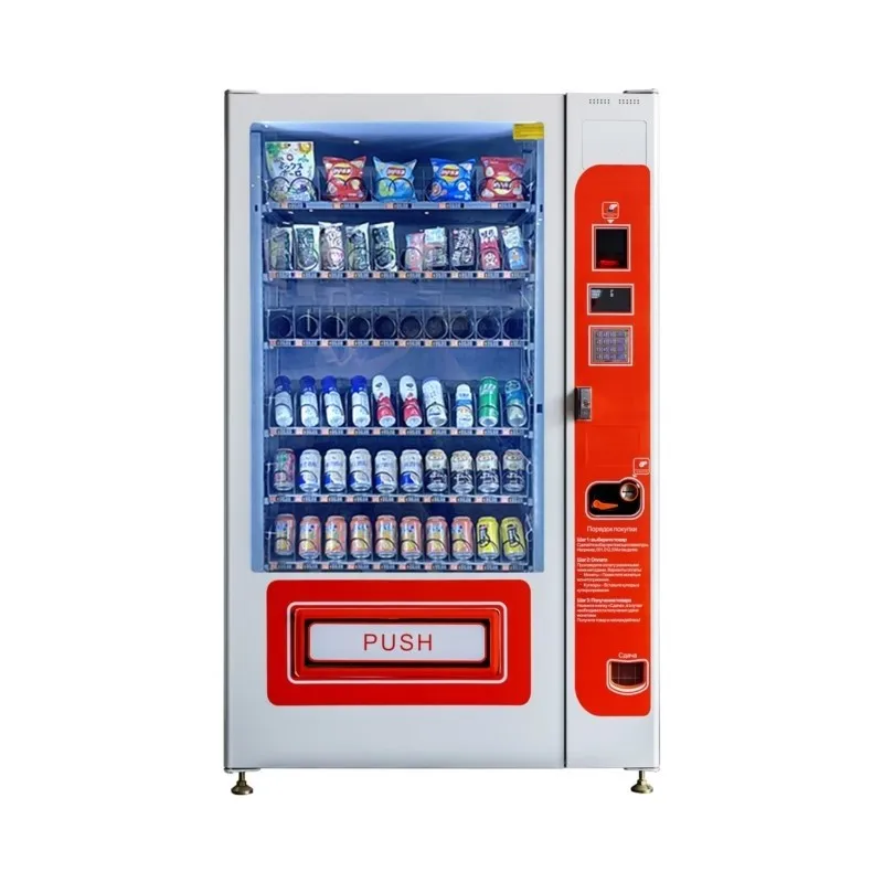 24 Hours Automatic Food And Drink Vending Machine Snacks Soft Drink Combo Bottled Water Cold Drink Vending Machine electric water bottle pump mineral pressurist water dispenser bottled water automatic switch drink pump dispenser 2023 new