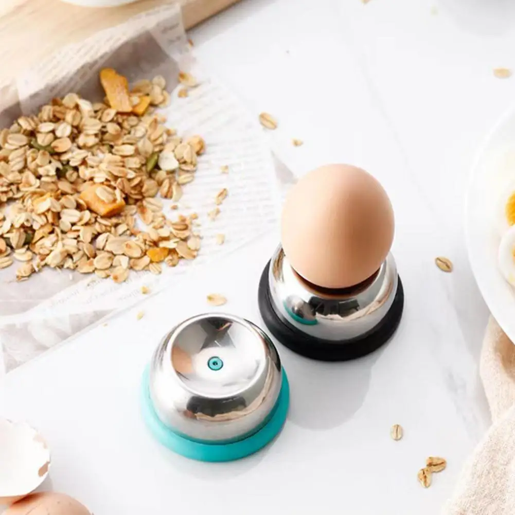 5.7*3cm Stainless Steel Egg Puncher For Boiled Egg Hole Poker Peeler Shell Remover Tool Peel Eggs Piercer Hard Boiled Egg Peeler