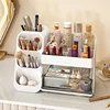 25N 1PC cosmetics storage box Pen holder Dresser Desktop large capacity makeup brush lipstick eyeshadow powder puff storage rack 1