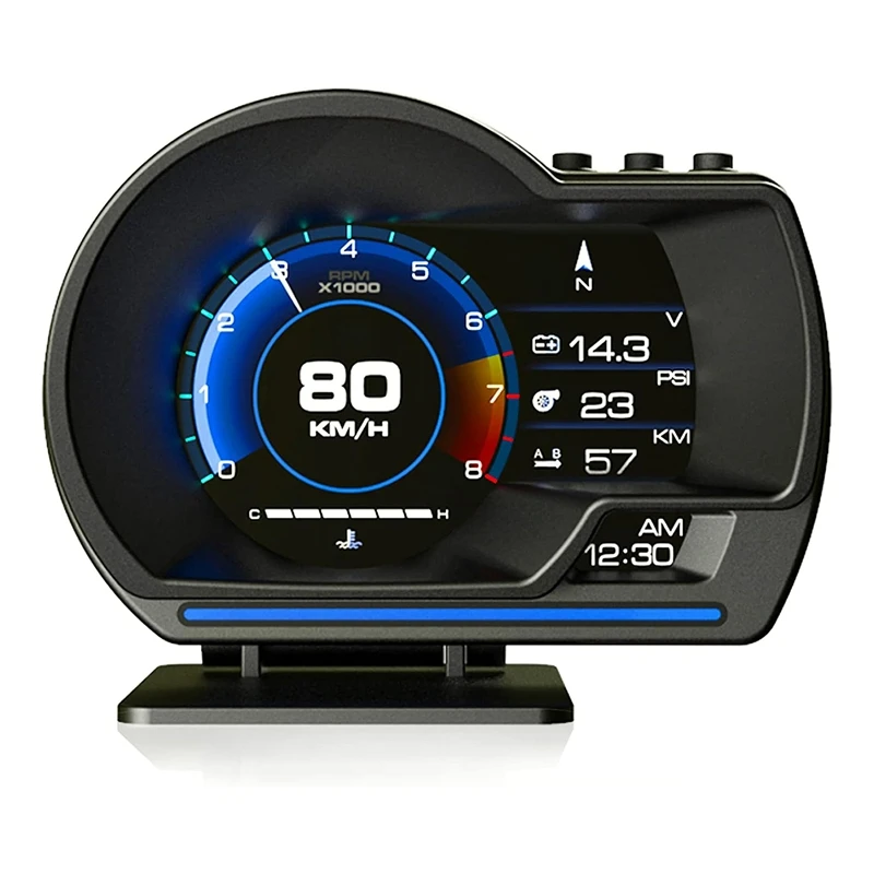 

A500 GPS HUD Head-Up Display OBD Speedometer Universal Durable Easy Install Easy To Use