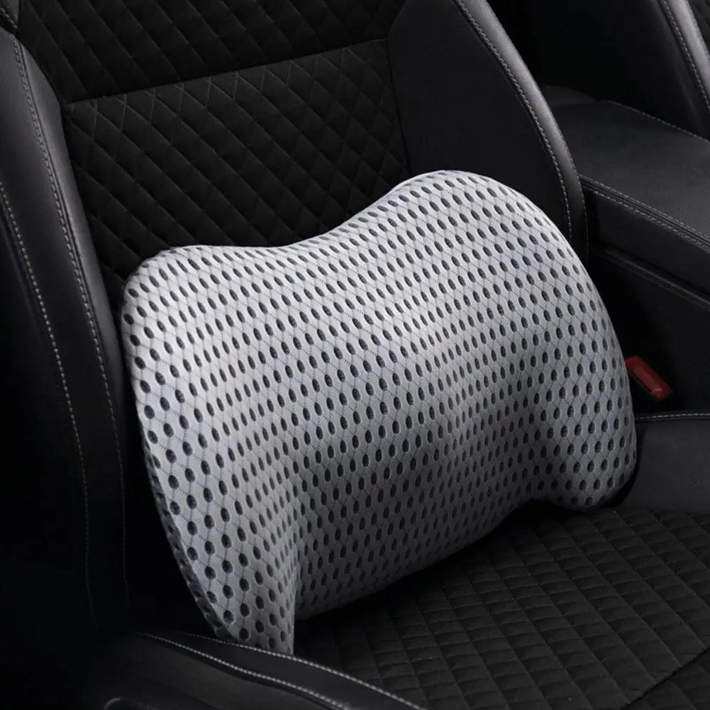 

Car Driver Pillow Memory Foam Lumbar Cushion Seat Supports Car Waist Support Cushion Lumbar Support Pillow Interior Accessories