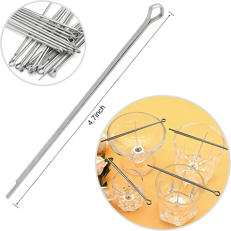 Wick Holder Clip For Candle Making Cotton Wick Fix Iron Clip Straightened Wicks Candle Making Tool Accessories