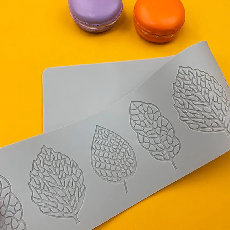 Chinoiserie Pavilion Swan Flower Leaf Lace Silicone Mold DIY Sugar Pad Thin Chocolate C... - SKU FLSM2153 - UGI Packaging