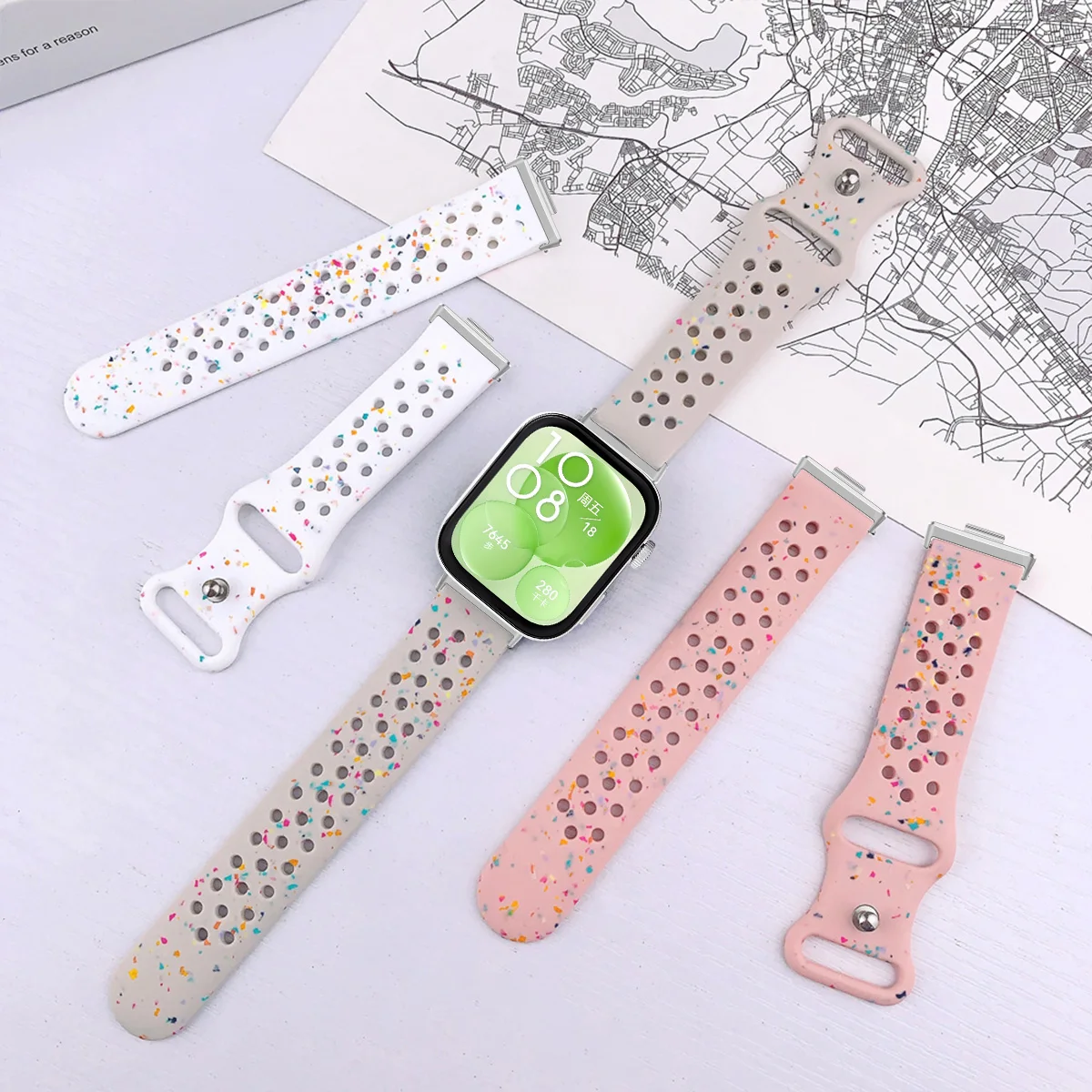 Sport Silicone Loop Band for Smartwatch Bracelet Strap