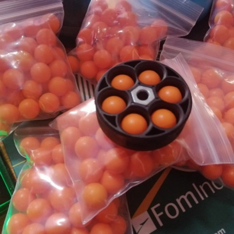 200RoundsSolidRubber50CalPaintballsTR50AmmoforReusable50CaliberHardPlastic