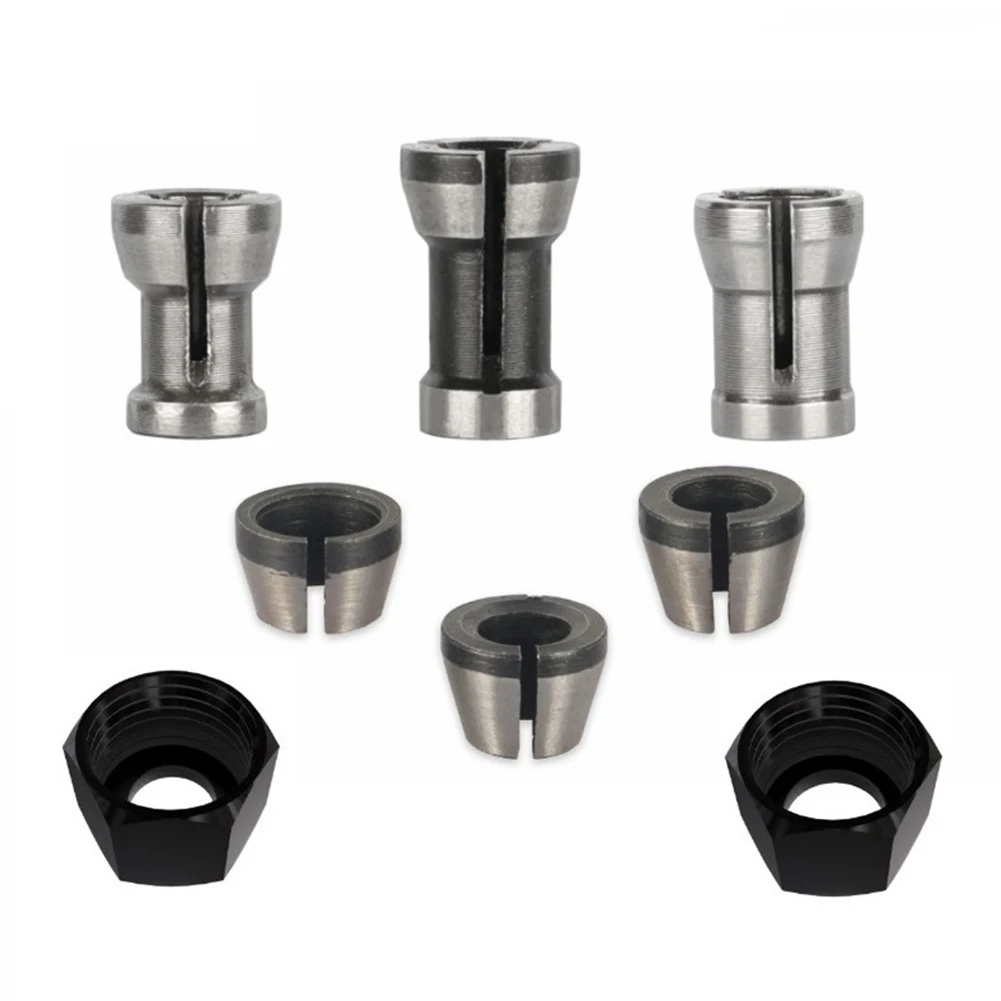 8pcs 6/6.35/8mm Collet Chuck Trimming Machine Milling Engraving Cutter Carbon Steel For Wood Router Power Tool Accessories 3