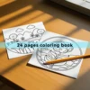 MINIMAL ART BOLD & EASY Patterns Coloring Book for Adults Cute Drawing Book Perfect Gift for Party and Birthday 4