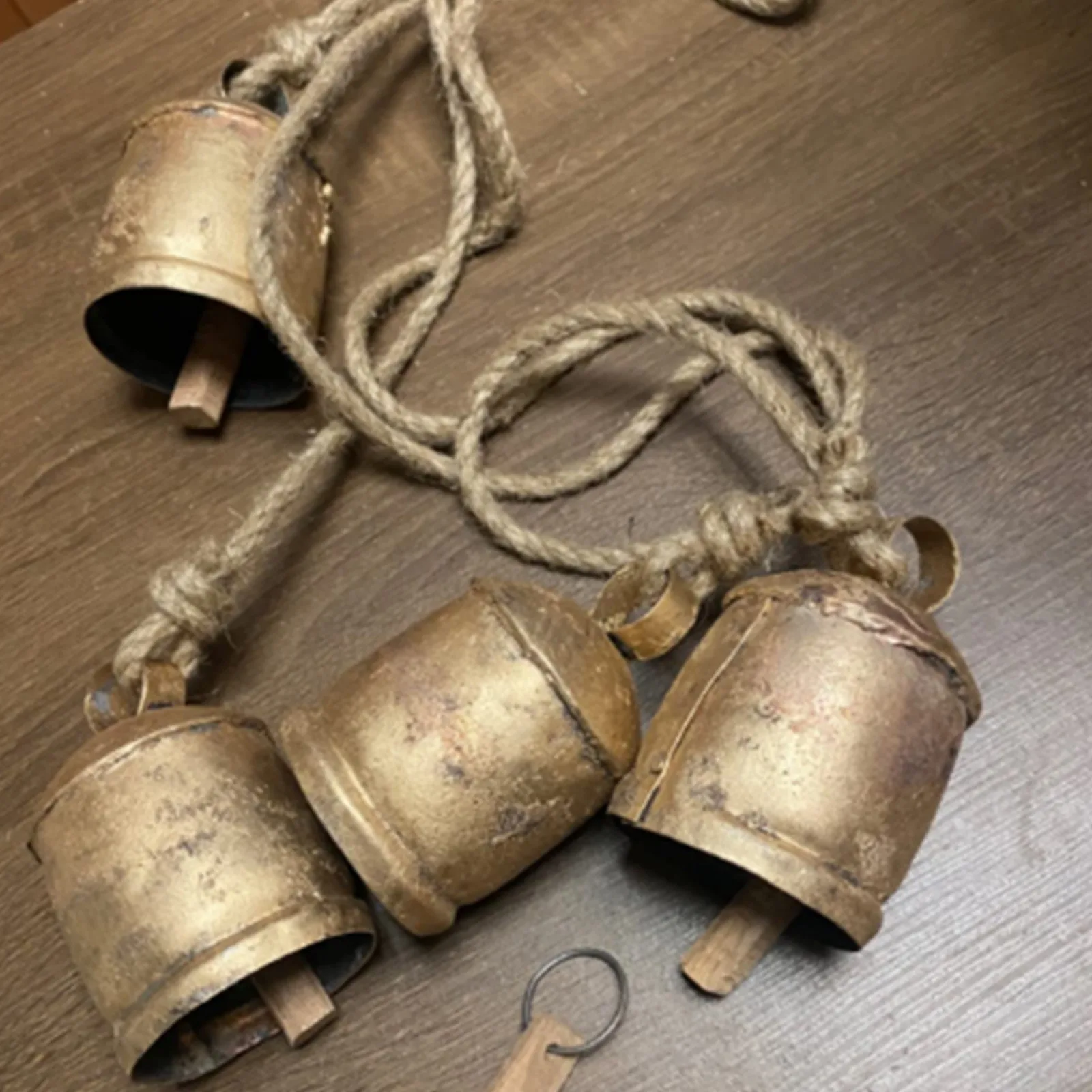 Rustic Vintage Cow Bell 717cm Large Cow Bells Christmas Decor Pendants