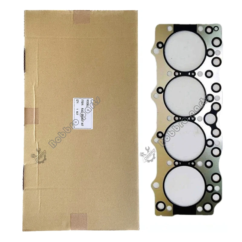 

4BD1 4BD1T Full Gasket Kit With Head Gasket For Isuzu 3.9L Engine Fit Komatsu Forklift FD50H-3 FD60H FD70N SD23P-2