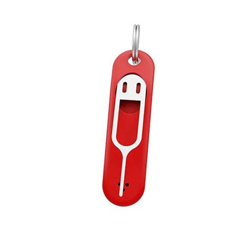 DXAB Universal SIM Card Remover SIM Card Tray Opening Tool Eject Pins Needle Opener Ejector with Silicone Protective Sleeve