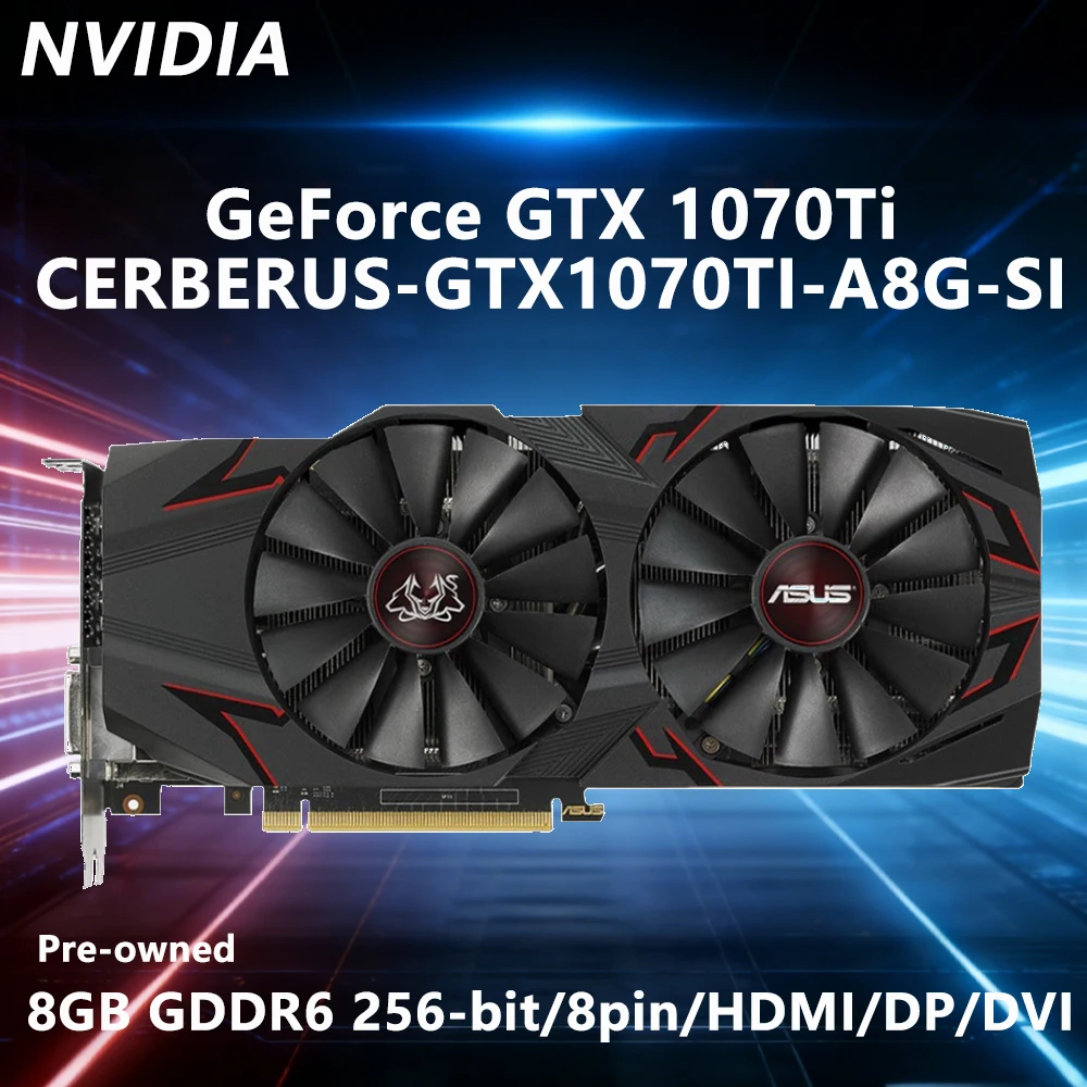 Gtx1070ti Asus Geforce Gtx 1070 Ti 8gb Gddr5 ASUS Cerberus GeForce