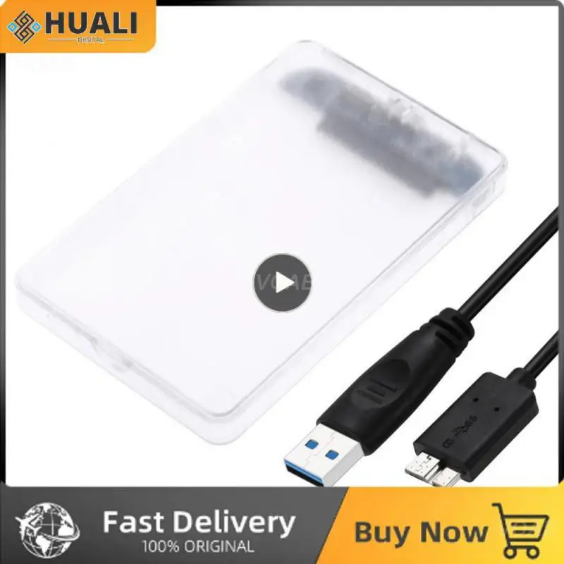 USB 3.0 외장 SATA 하드 드라이브 인클로저, SSD HDD 디스크 케이스, 윈도우 리눅스 OS 9.1 하드 디스크 드라이브 섀시, 5Gbps, 2.5 인치