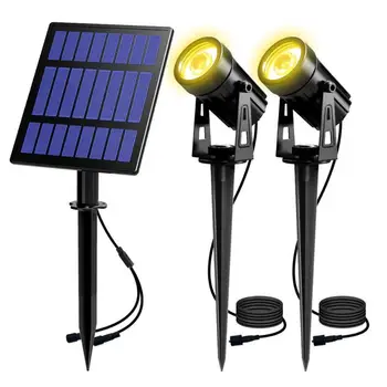 3000K/6000K Solar LED Light Outdoor Solar Spotlight Solar Garden Light Outdoor IP65 Waterproof Solar Power Light Wall Light 2024