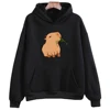 Funny Capybara Print Hoodie Women/Men Kawaii Cartoon Tops Sweatshirt for Girls Unisex Fashion Harajuku Graphic Hooded Pullovers 3