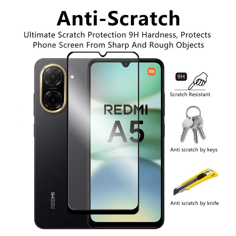 Premium 6.88-Inch Full Coverage Tempered Glass Screen Protector with Lens Film