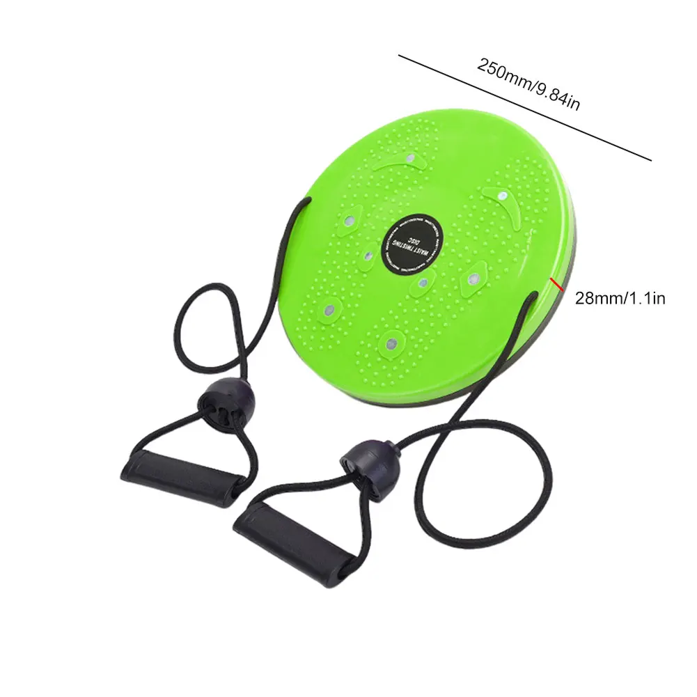 Twist Waist Disc with Pull Rope Training Board Torsion Body Dance Plate Portable Household Weight Loss Aerobic Exercise Tool