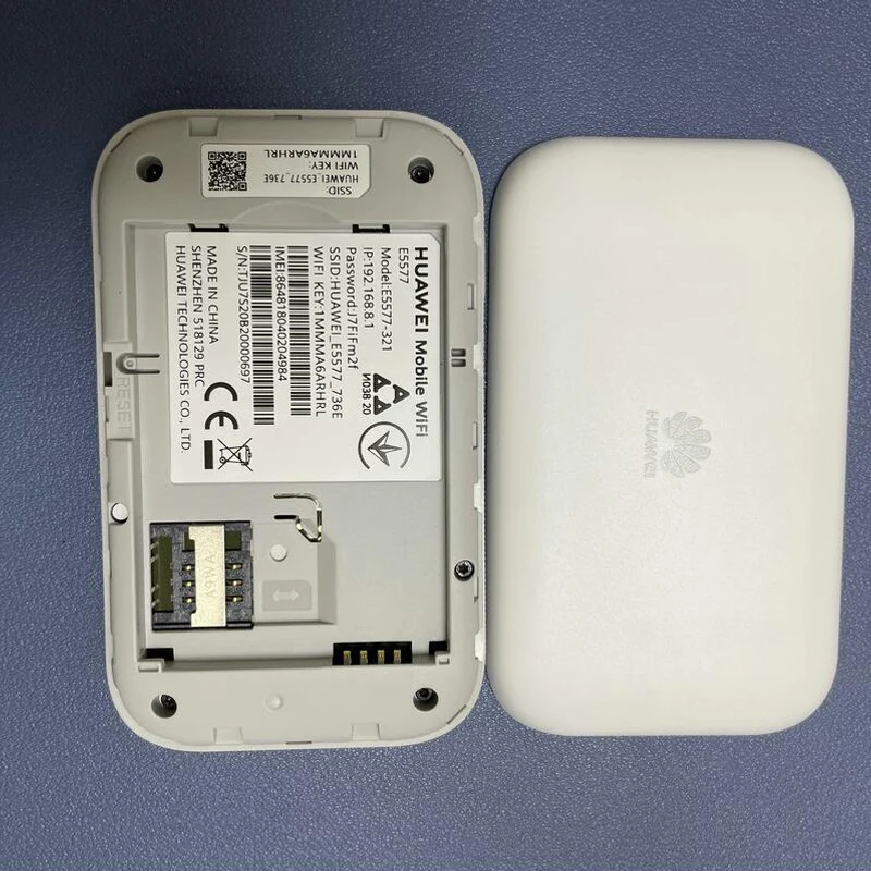 잠금 해제 화웨이 E5577-321 4G 와이파이 라우터 LTE Cat4, 150Mbps 모바일 핫스팟 무선 모뎀 배터리, 3000mAh, 신제품