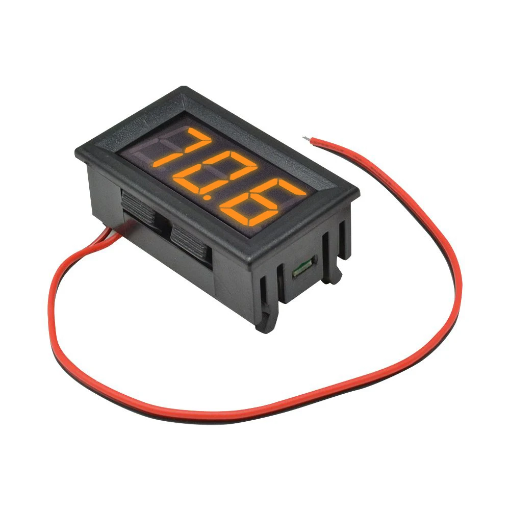 AC 70-500V 0.56인치 LED 디지털 볼트미터 전압계 볼트 측정기 도구 2선식 빨강 초록 파랑 디스플레이 110V 220V DIY 0.56인치
