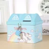 Cartoon Exquisite Metal Kids Piggy Bank Girls Bedroom Decor Save Money Habit Birthday Gift Toddler Study 4