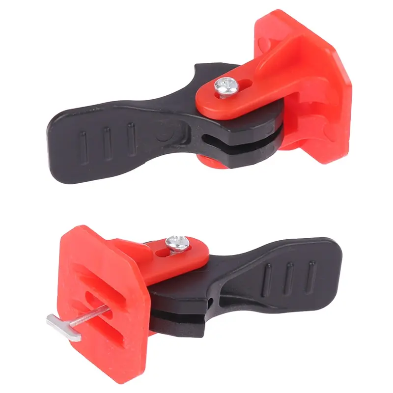 10pcs Red Tile Leveling System Adjuster Positioning Artifacts Leveler Locator Spacers For Flooring Wall Tile Construction Tools